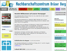 Tablet Screenshot of nachbarschaftszentrum.info